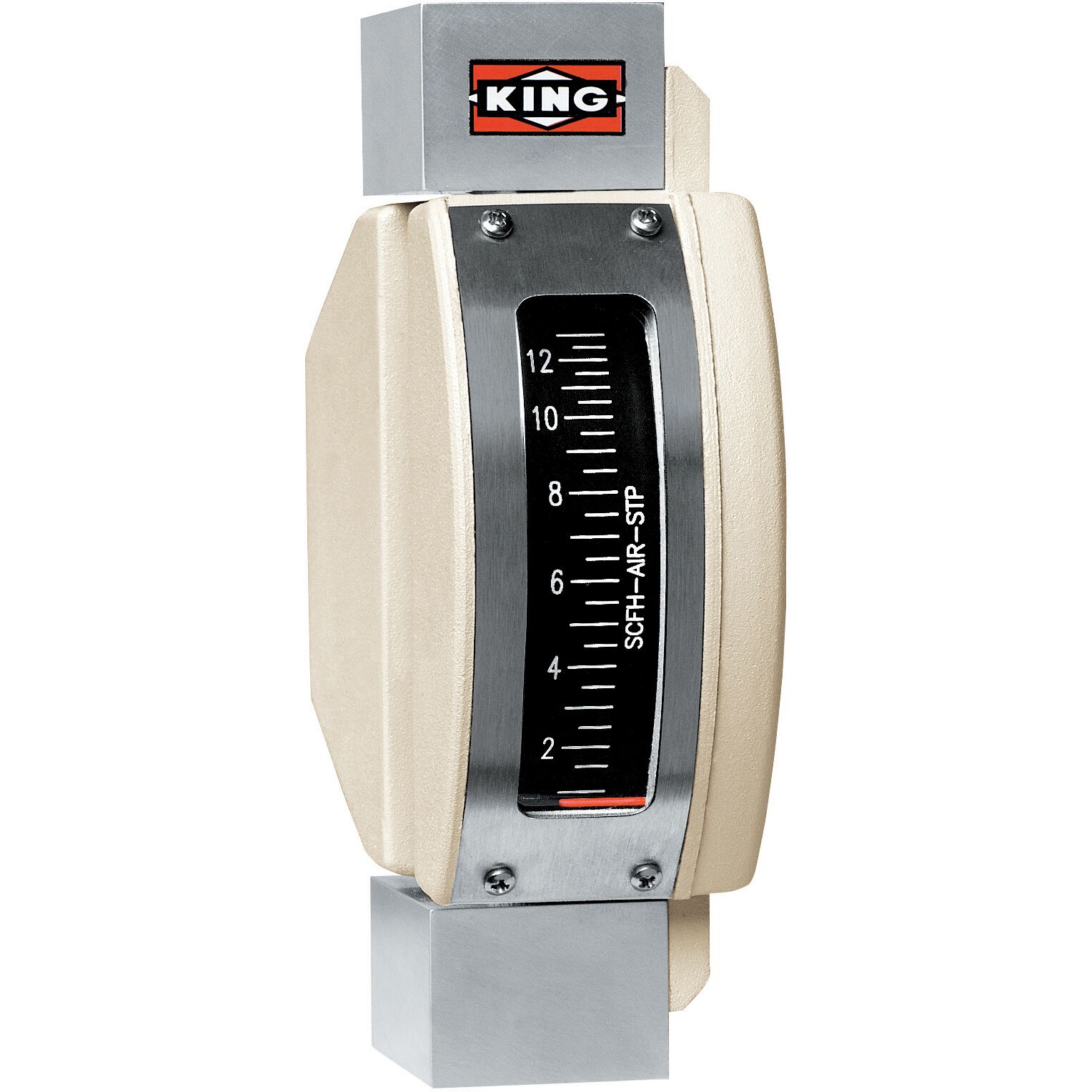 King-slipsten med justerbar vinkelguide som visar detaljerad mätskala.